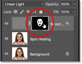 انتخاب layer mask در فتوشاپ