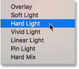 ترفندهای ترکیب عکس / مد hard light در فتوشاپ