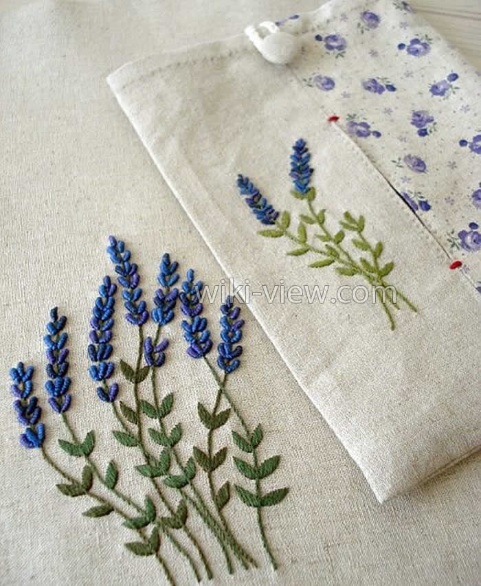 طرح نمونه دوخت ساقه دوزی