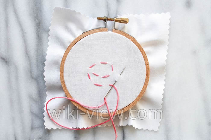 کوک ساده / آموزش گلدوزی / آموزش کوک ساده / آموزش دوخت ساده / انواع کوک / دوخت کوک ساده / دوخت بخیه ساده کوک ساده