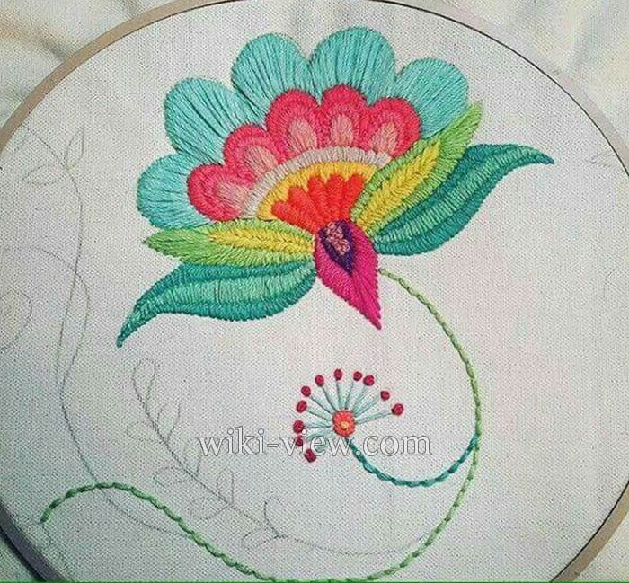 ساتن دوزی / ساتن دوزی در گلدوزی / توپر دوزی گلدوزی / انواع دوخت در گلدوزی / طرح برای ساتن دوزی / آموزش تصویری ساتن دوزی / satin stitch طرح برای ساتن دوزی 36