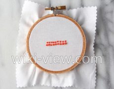 گره فرانسوی / دوخت گره فرانسوی / آموزش گره فرانسوی / French Knot