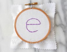 بخیه ساده / کوک برگشتی / آموزش گلدوزی / آموزش کوک برگشتی / آموزش دوخت ساده / انواع کوک / دوخت کوک برگشتی