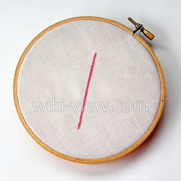 دوخت زنجیره / آموزش دوخت زنجیره ای / دوخت زنجیره تزئینی / دوخت زنجیره در گلدوزی / split stitch / توضیح دوخت زنجیره ای / عکس دوخت زنجیره ای / طرح زنجیره دوزی / آموزش دوخت زنجیره ای در گلدوزی دوخت زنجیره