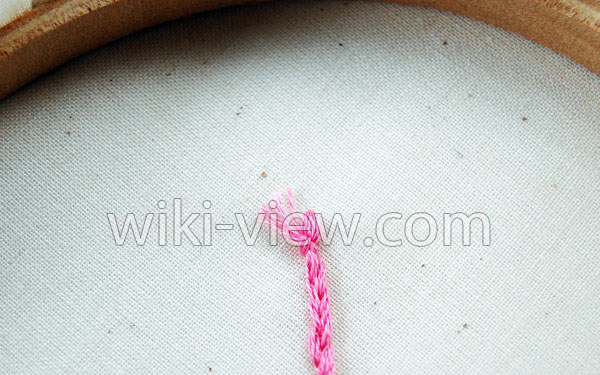 دوخت زنجیره / آموزش دوخت زنجیره ای / دوخت زنجیره تزئینی / دوخت زنجیره در گلدوزی / split stitch / توضیح دوخت زنجیره ای / عکس دوخت زنجیره ای / طرح زنجیره دوزی / آموزش دوخت زنجیره ای در گلدوزی دوخت زنجیره