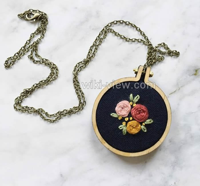 رز عنکبوتی / آموزش گلدوزی رز عنکبوتی / آموزش تصویری گلدوزی رز عنکبوتی / گلدوزی / آموزش گلدوزی رز عنکبوتی 17