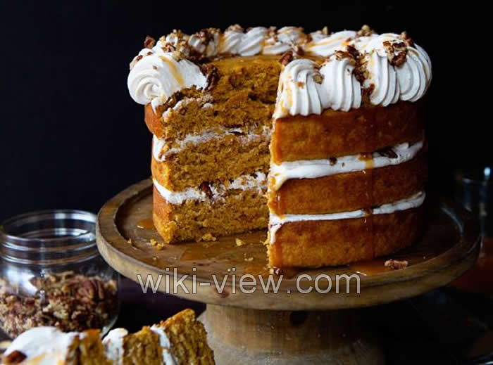 کیک کدو حلوایی / طرز تهیه کیک کدو حلوایی / کیک کدو حلوایی دستور پخت / طرز پخت کیک کدو حلوایی نمونه کیک کدو حلوایی 2