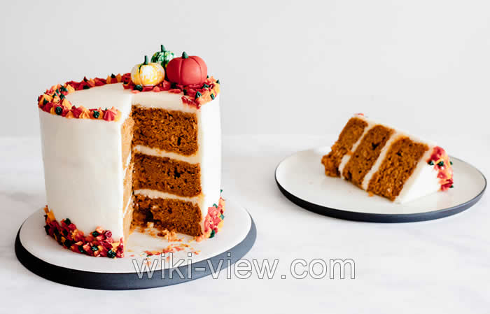 کیک کدو حلوایی / طرز تهیه کیک کدو حلوایی / کیک کدو حلوایی دستور پخت / طرز پخت کیک کدو حلوایی نمونه کیک کدو حلوایی 6