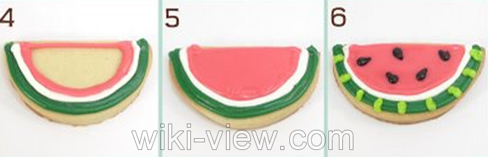 کوکی هندوانه ای / کوکی هندوانه ای شب یلدا / کوکی هندوانه ویژه شب یلدا / کوکی / یلدا / شب یلدا رنگ آمیزی کوکی هندوانه ای