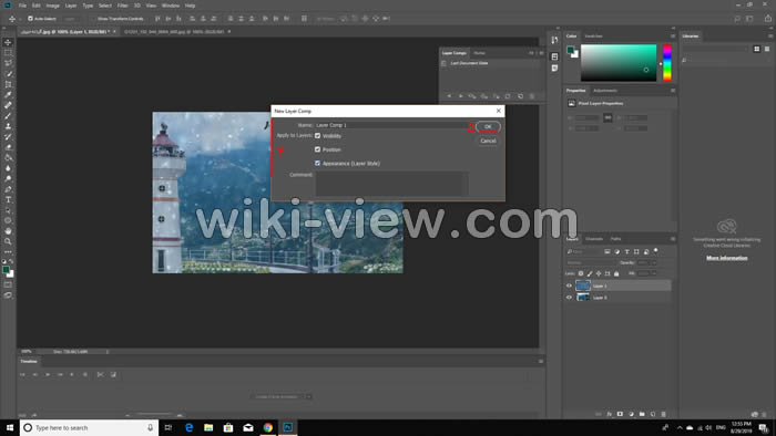 لایه comps, کار با پنل layer comps در فتوشاپ, لایه comps در فتوشاپ چیست, کار با پنل layer comps, نحوه ایجاد layer comps, آموزش ایجاد layer comps, layer comps در فتوشاپ cc2019