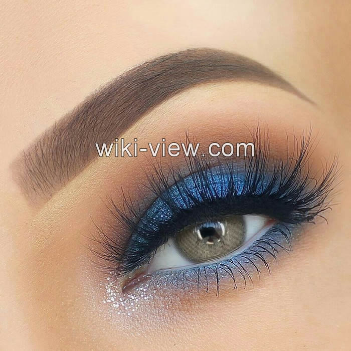 مدل آرایش چشم, مدل آرایش چشم آبی کلاسیک, مدل آرایش چشم سال 2020, مدل آرایش چشم آبی کلاسیک, مدل آرایش چشم 99, مدل آرایش چشم سال 1399, رنگ سال 2020, آبی کلاسیک, classic blue, آموزش آرایش چشم