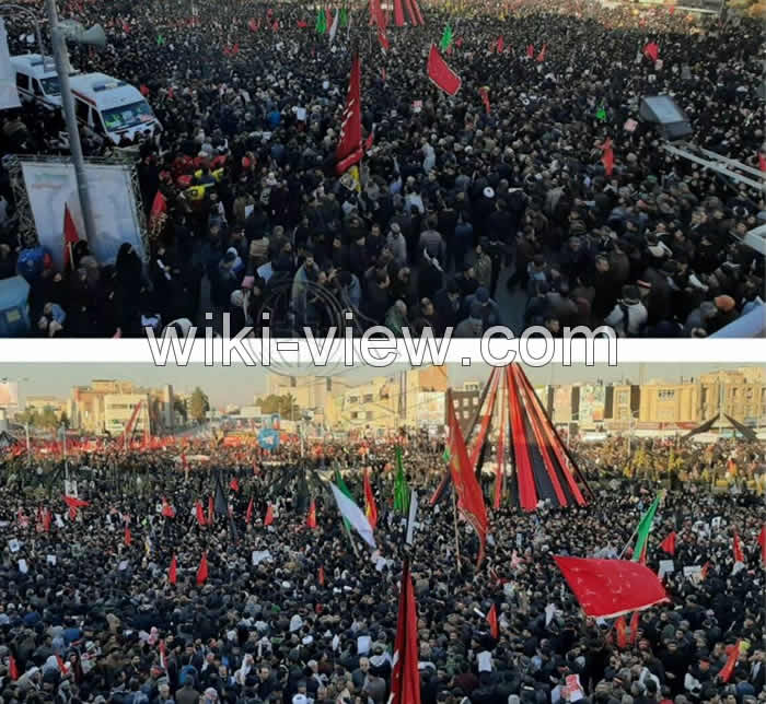حاج قاسم سلیمانی, نماز رهبر بر پیکر حاج قاسم سلیمانی, گریه های رهبر در نماز بر پیکر حاج قاسم سلیمانی