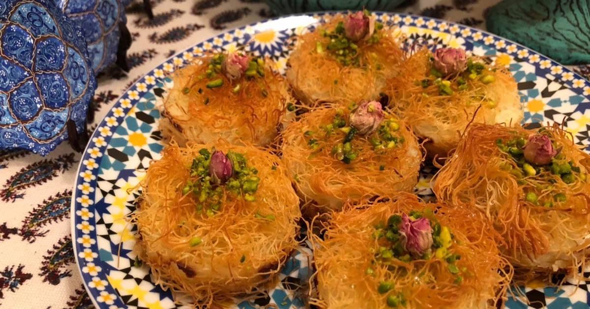 طرز تهیه آسان دسر عربی شعریه یا باقلوا عربی مجلسی +نکات طلایی پخت