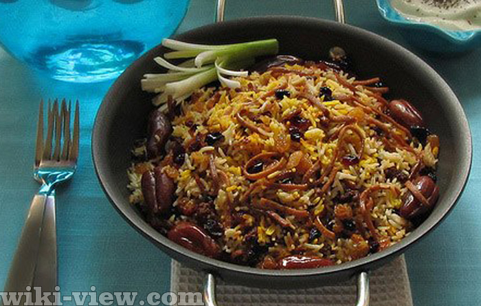 رشته پلو, طرز تهیه رشته پلو, طرز تهیه رشته پلو با مرغ, طرز تهیه رشته پلو با گوشت, رشته پلو با گوشت چرخ کرده, رشته پلو مجلسی